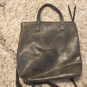 ABLE Abera leather backpack purse